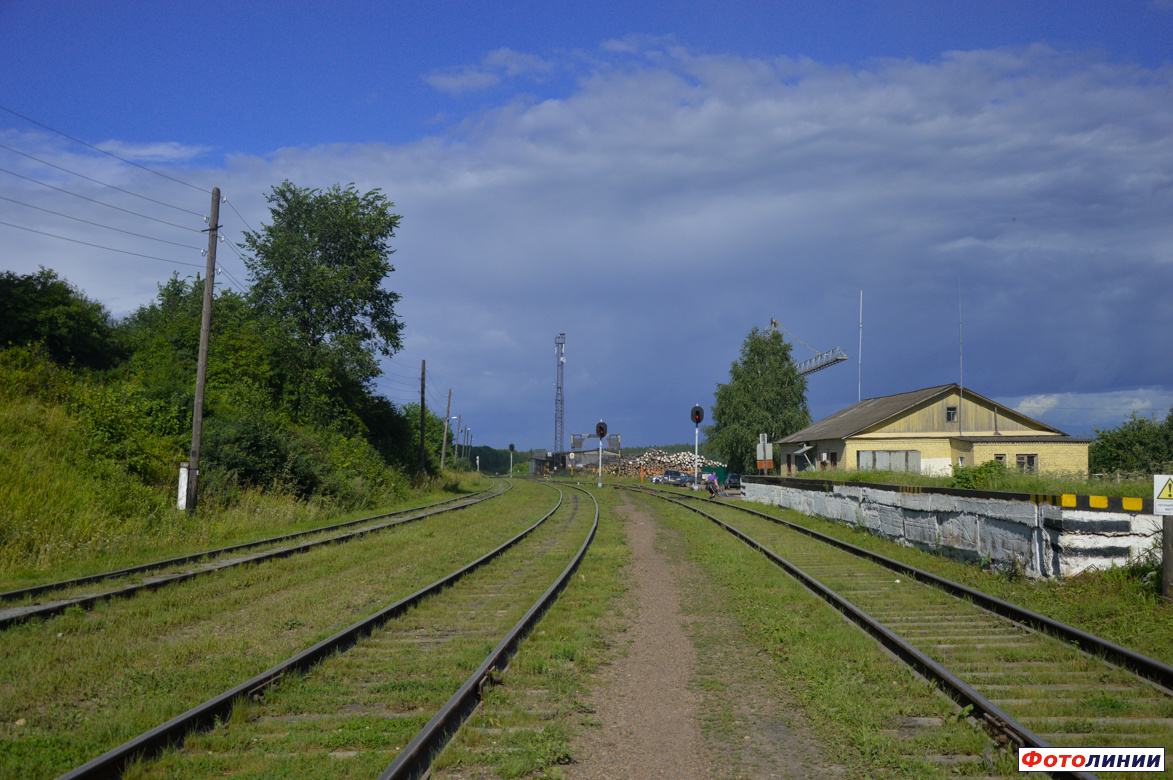 Вид в сторону станции Слободское