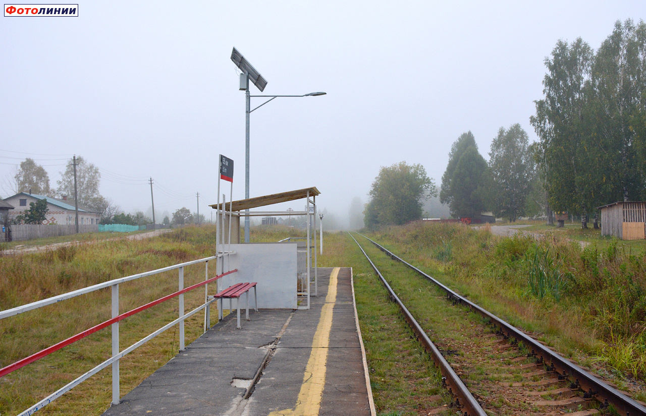 Вид с платформы в сторону Сухобезводного