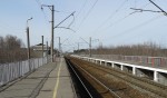 о.п. Алешино: Вид с платформы в сторону Заволжья