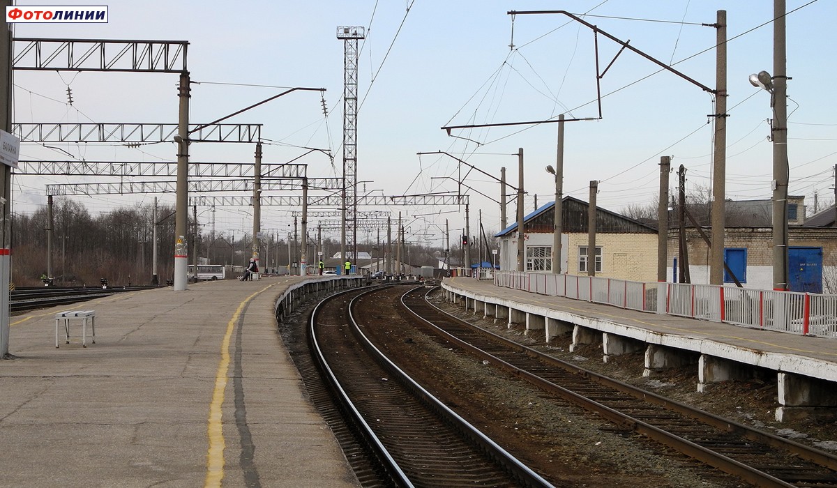 Вид с платформы в сторону Заволжья