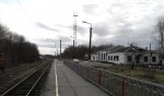 о.п. 58 км (Заволжье-Пассажирское): Вид с платформы в сторону Нижнего Новгорода