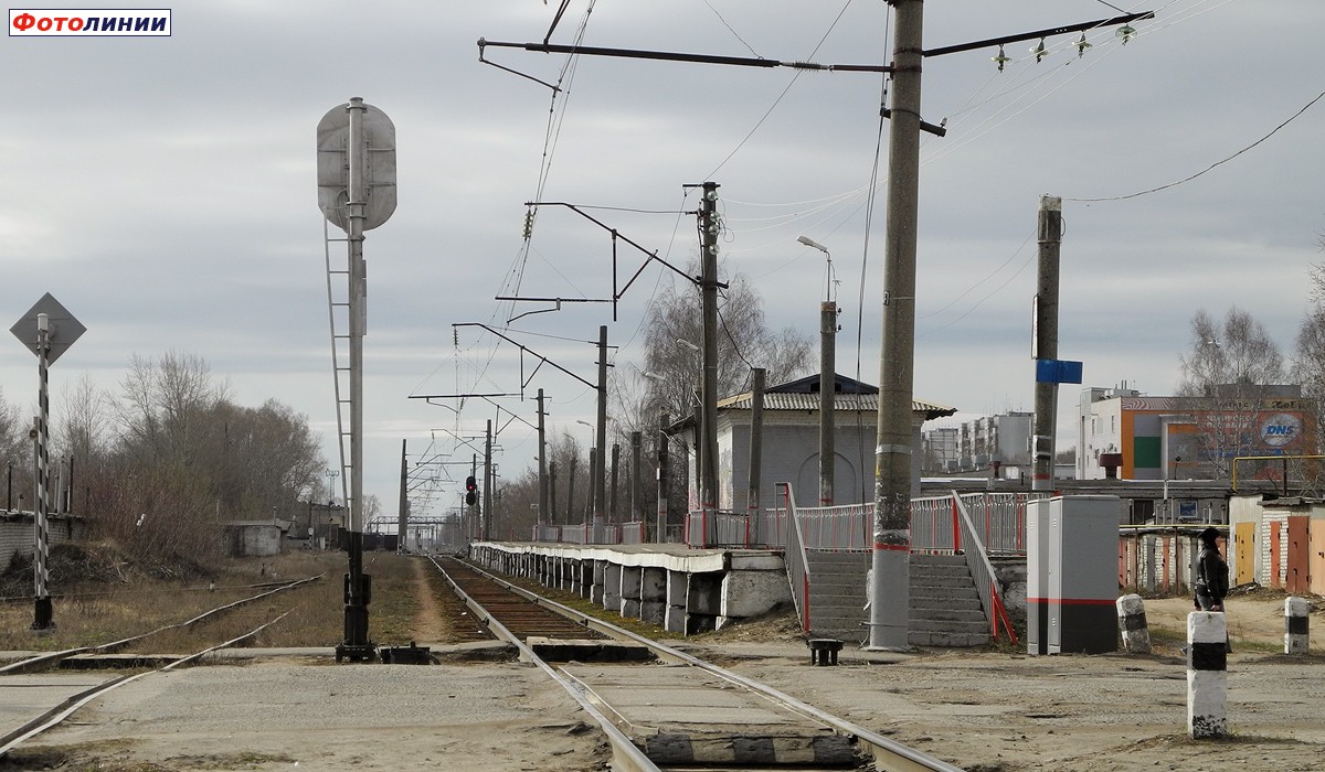 Платформа. Вид в сторону Нижнего Новгорода