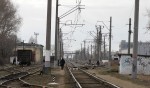 станция Заволжье: Вид в сторону Нижнего Новгорода