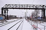 о.п. Рождественская: Вид с платформы в сторону Нижнего Новгорода