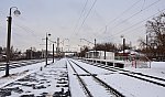 станция Починки: Вид с платформы в сторону Нижнего Новгорода