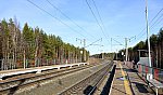 платформа 232 км: Вид с платформы в сторону Мурома