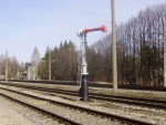 станция Гаркалне: Паровозная колонка в чётной горловине