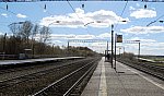 станция Бирюли: Вид с платформы № 1 в сторону Казани