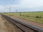 платформа 27 км: Старая и новая платформы, вид в сторону Ижевска