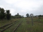 станция Кейпене: Оставшиеся рельсы, вид в сторону Эргли