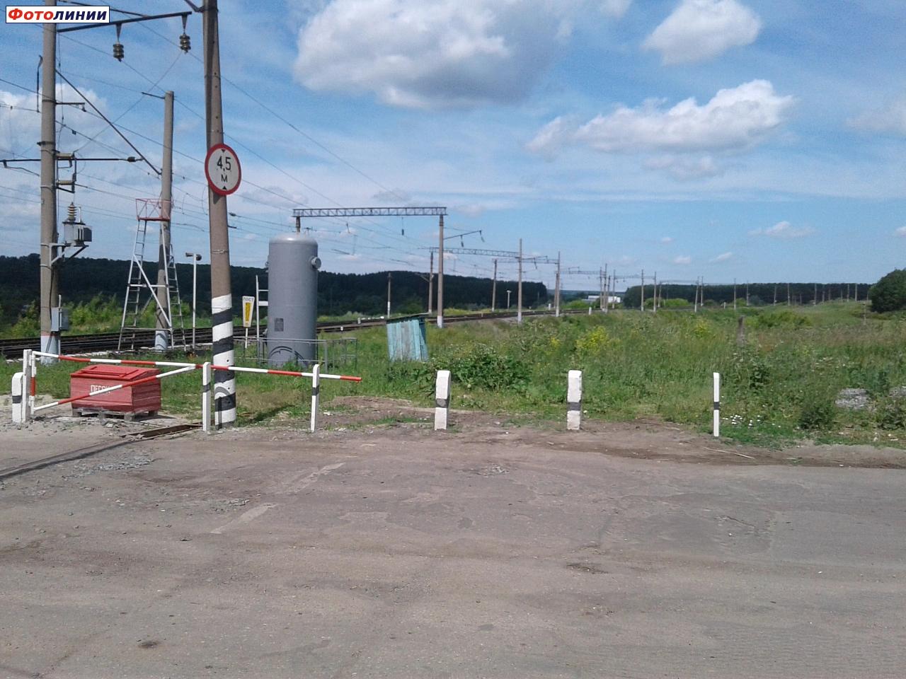 Вид в сторону станции Арзамас-2 и разъезда Соловейко