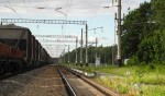 станция Шониха: Вид в сторону Нижнего Новгорода
