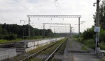 станция Зименки: Вид с платформы в сторону Арзамаса