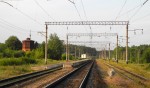 станция Зименки: Вид в сторону Нижнего Новгорода