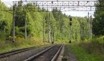 станция Пологовка: Вид на чётную горловину (в сторону Арзамаса)