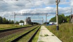 станция Пологовка: Вид с платформы в сторону Нижнего Новгорода