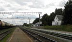 станция Окская: Вид с платформы в сторону Арзамаса