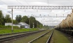 станция Окская: Вид в сторону ст. Петряевка