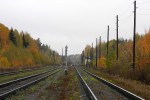 станция Селиваново: Вид на чётную горловину (в сторону Коврова)