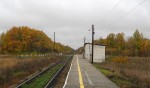о.п. Бурцевская: Вид с платформы в сторону Коврова