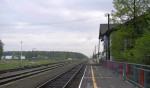станция Эсино: Вид с платформы в сторону Коврова