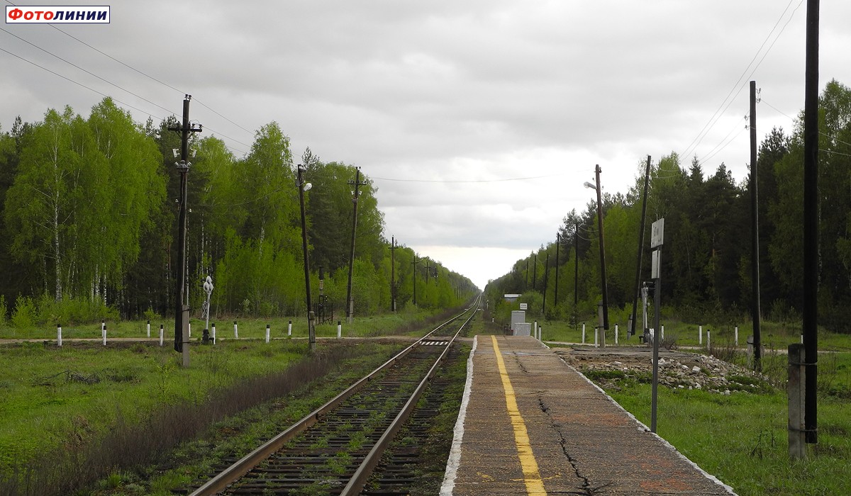 Вид с платформы в сторону Коврова
