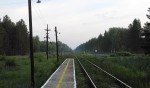 о.п. 80 км: Вид с платформы в сторону Коврова