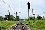 станция Каменское: Маршрутный светофор ЧМ53, линия от поста 6 км