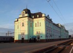 станция Грязи-Воронежские: Вокзал с восточного торца