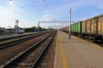 станция Масловка: Вид с платформы в сторону Придачи