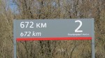 о.п. 672 км: Табличка с названием о.п
