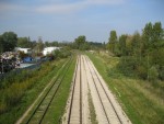 станция Ильгюциемс: Вид на парк в нечётном направлении
