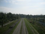 станция Ильгюциемс: Вид на парк в чётном направлении