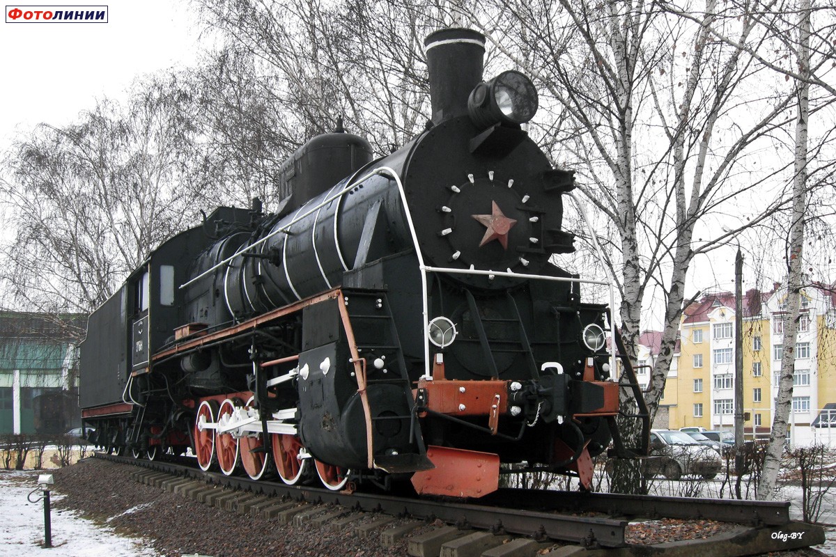 Станция Тамбов I. Паровоз-памятник Эр764-13 — Railwayz.info