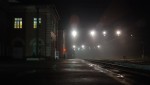 Вид платформ ночью в сторону Лужков-Орловских