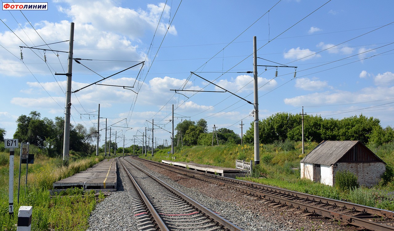 Вид в сторону Старого Оскола