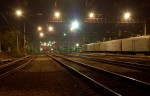 Вид станции ночью