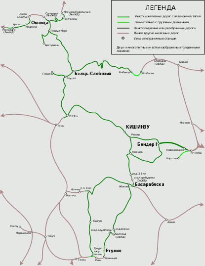 Железная дорога Молдовы